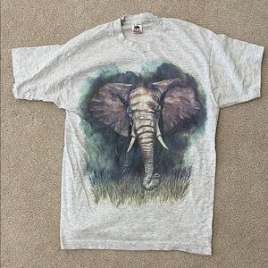 Fruit of the Loom Gray Elephant T-Shirt